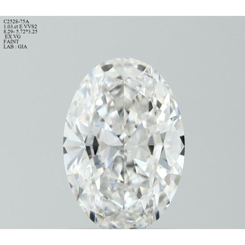 Diament szlif owalny, 1.03ct, VVS2, E, GIA 1549274590