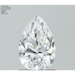 Diament szlif gruszkowy, 1.01ct, VVS2, D, GIA 6542315549