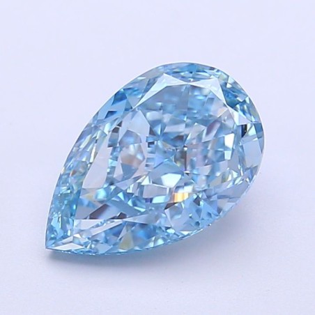 Diament laboratoryjny o barwie fantazyjnej szlif gruszkowy, 2ct, VVS2, Fancy Vivid Blue, IGI LG700518136