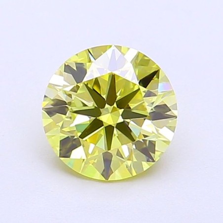 Diament laboratoryjny o barwie fantazyjnej szlif okrągły, 1.01ct, VVS2, Fancy Intense Yellow, IGI LG720546919