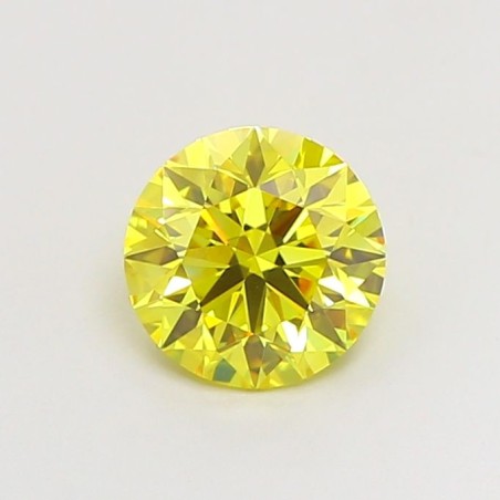 Diament laboratoryjny o barwie fantazyjnej szlif okrągły, 1.06ct, VVS2, Fancy Vivid Yellow, IGI LG720546932