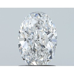 Diament szlif owalny, 0.9ct, SI2, F, GIA 1232811361