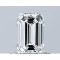 Diament szlif szmaragdowy, 0.4ct, VVS2, F, GIA 5232804563