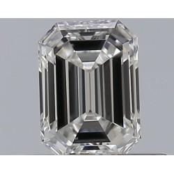 Diament szlif szmaragdowy, 0.35ct, VS2, G, GIA 7513788043