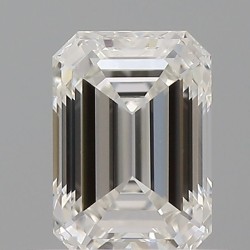 Diament szlif szmaragdowy, 0.5ct, VS2, H, GIA 2528360940