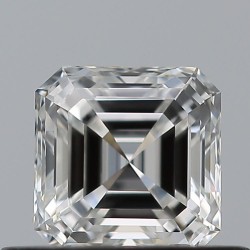 Diament szlif szmaragdowy kwadratowy, 0.52ct, VVS1, G, GIA 7508937766