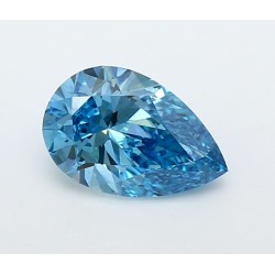 Diament laboratoryjny o barwie fantazyjnej szlif gruszkowy, 1.5ct, VVS2, Fancy Vivid Blue, IGI LG749573290