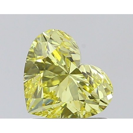 Diament laboratoryjny o barwie fantazyjnej serce, 1.03ct, VVS2, Fancy Yellow, IGI LG731514498