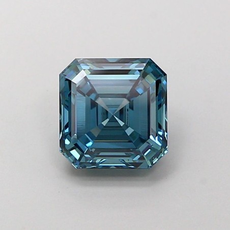 Diament laboratoryjny o barwie fantazyjnej Asscher, 1.77ct, VVS2, Fancy Vivid Blue, IGI LG731579929