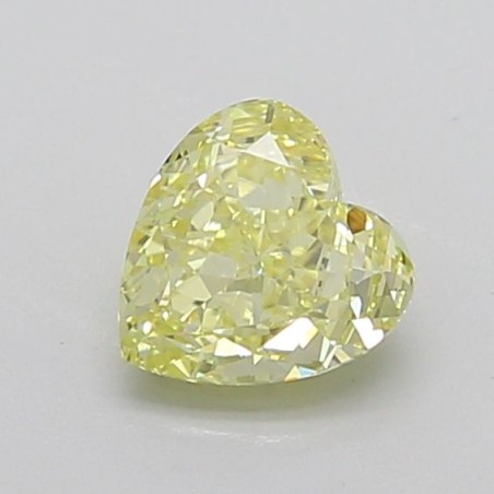 Diament laboratoryjny o barwie fantazyjnej serce, 1.18ct, VVS2, Fancy Light Yellow, IGI LG733519078