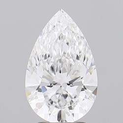 Diament laboratoryjny szlif gruszkowy, 2.09ct, VVS1, E, GIA 7526659002