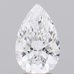 Diament laboratoryjny szlif gruszkowy, 2.09ct, VVS2, D, GIA 1525581886