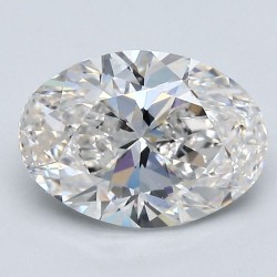 Diament szlif owalny, 2ct, VS1, H, GIA 2536502191