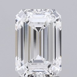 Diament laboratoryjny szlif szmaragdowy, 2.29ct, VVS2, E, GIA 5523420656