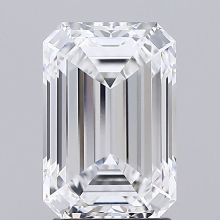 Diament laboratoryjny szlif szmaragdowy, 2.42ct, VVS2, D, GIA 2526420717