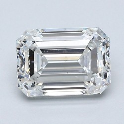 Diament szlif szmaragdowy, 1.51ct, VS2, F, GIA 2527701836