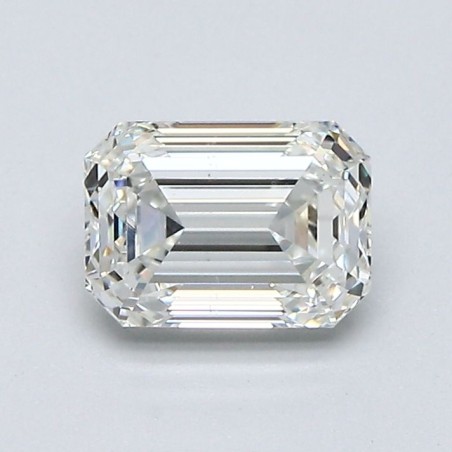 Diament szlif szmaragdowy, 1.01ct, SI1, H, GIA 2537457883