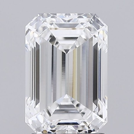 Diament laboratoryjny szlif szmaragdowy, 2.29ct, VVS2, E, GIA 2527422425