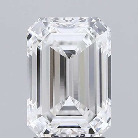 Diament laboratoryjny szlif szmaragdowy, 2.56ct, VVS2, E, GIA 2527420809