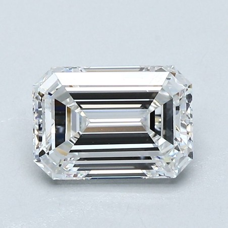 Diament szlif szmaragdowy, 1.7ct, VVS2, E, GIA 7533801789