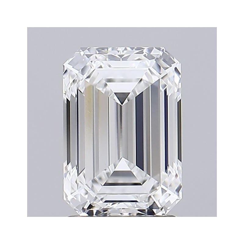 Diament laboratoryjny szlif szmaragdowy, 2.32ct, VVS2, E, GIA 7526501057