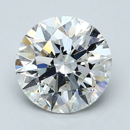 Diament szlif okrągły, 2ct, SI1, F, GIA 1403549886