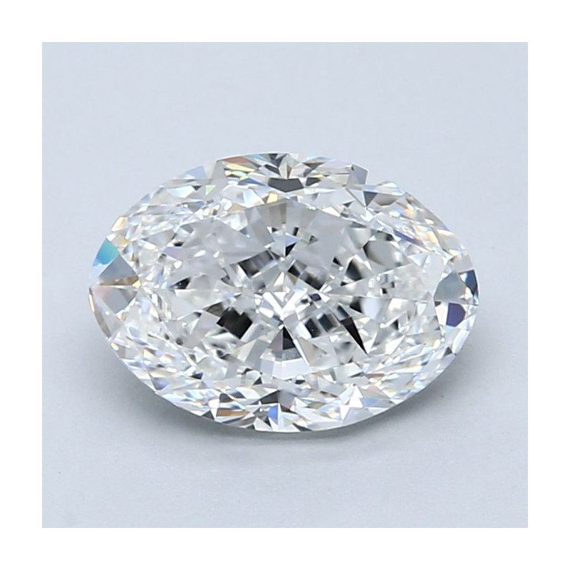 Diament szlif owalny, 2ct, VS1, E, GIA 6542123607