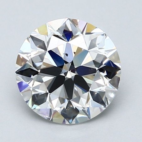 Diament szlif okrągły, 2ct, SI2, E, GIA 6542117038