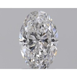 Diament szlif owalny, 1ct, SI2, D, GIA 2536203857