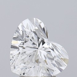 Diament laboratoryjny serce, 2.58ct, VVS2, F, GIA 6522276205