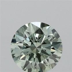 Diament laboratoryjny o barwie fantazyjnej szlif okrągły, 1.04ct, VVS2, Fancy Vivid Green, IGI LG739524349