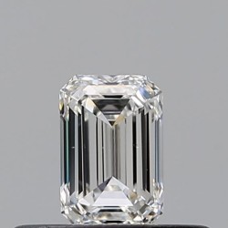 Diament szlif szmaragdowy, 0.3ct, VVS2, G, GIA 1543116565