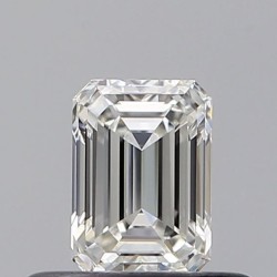 Diament szlif szmaragdowy, 0.4ct, VS1, G, GIA 6542120566