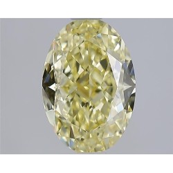 Diament laboratoryjny o barwie fantazyjnej szlif owalny, 2.06ct, VVS2, Fancy Yellow, IGI LG747514854