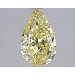 Diament laboratoryjny o barwie fantazyjnej szlif gruszkowy, 2.07ct, VVS2, Fancy Yellow, IGI LG747514849