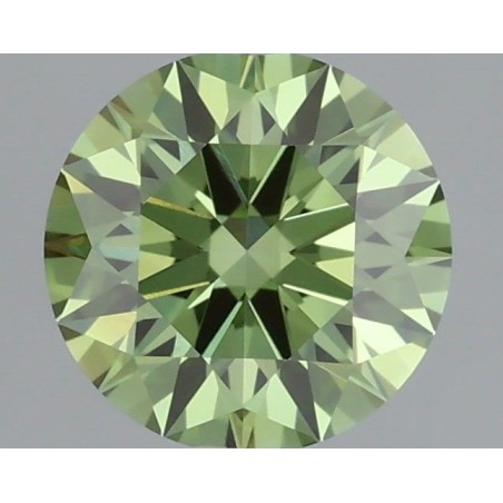 Diament laboratoryjny o barwie fantazyjnej szlif okrągły, 0.53ct, VVS2, Fancy Vivid Green, IGI LG735504496