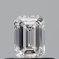 Diament szlif szmaragdowy, 0.4ct, VS2, E, GIA 7541119110