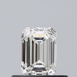 Diament szlif szmaragdowy, 0.4ct, VS1, H, GIA 2544117344