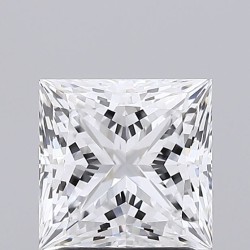 Diament laboratoryjny szlif princess, 2.02ct, VVS2, E, GIA 6525101892
