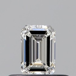 Diament szlif szmaragdowy, 0.3ct, VS2, H, GIA 2544127542