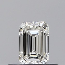 Diament szlif szmaragdowy, 0.3ct, VVS2, H, GIA 6541119981