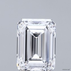 Diament laboratoryjny szlif szmaragdowy, 2.71ct, VVS1, D, IGI LG760512331