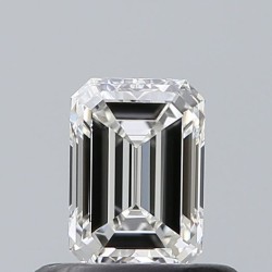 Diament szlif szmaragdowy, 0.5ct, VVS2, H, GIA 2546128187