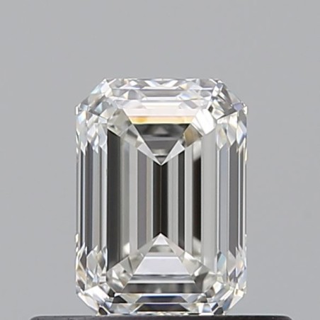 Diament szlif szmaragdowy, 0.5ct, VVS2, H, GIA 1545117621