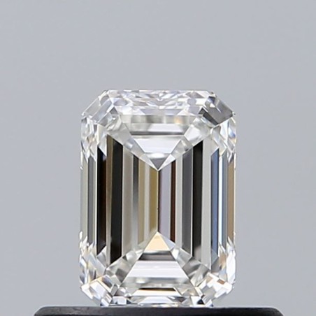 Diament szlif szmaragdowy, 0.5ct, VVS2, F, GIA 7546120104