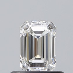Diament szlif szmaragdowy, 0.51ct, VVS2, F, GIA 6542127366