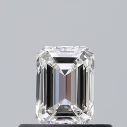 Diament szlif szmaragdowy, 0.4ct, VVS1, F, GIA 7548114287