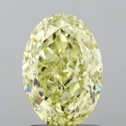 Diament laboratoryjny o barwie fantazyjnej szlif owalny, 2.09ct, VVS2, Fancy Light Yellow, IGI LG727550861