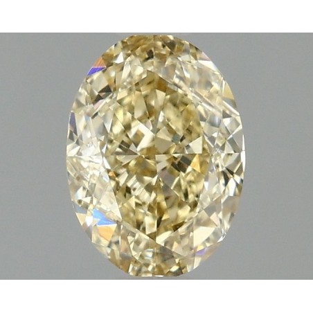 Diament laboratoryjny o barwie fantazyjnej szlif owalny, 1.01ct, VVS2, Fancy Yellow, IGI LG667431122