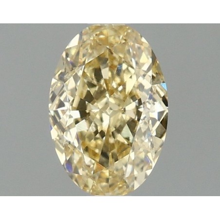 Diament laboratoryjny o barwie fantazyjnej szlif owalny, 1.09ct, VVS2, Fancy Intense Yellow, IGI LG665427177